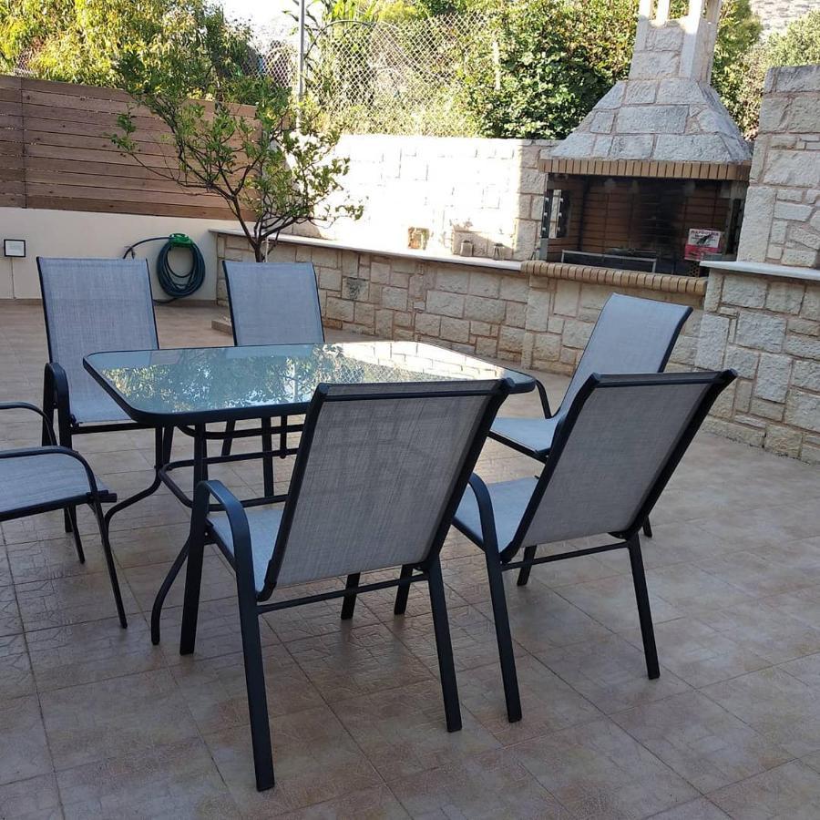 Legno Bianco Villa Stalís Ngoại thất bức ảnh