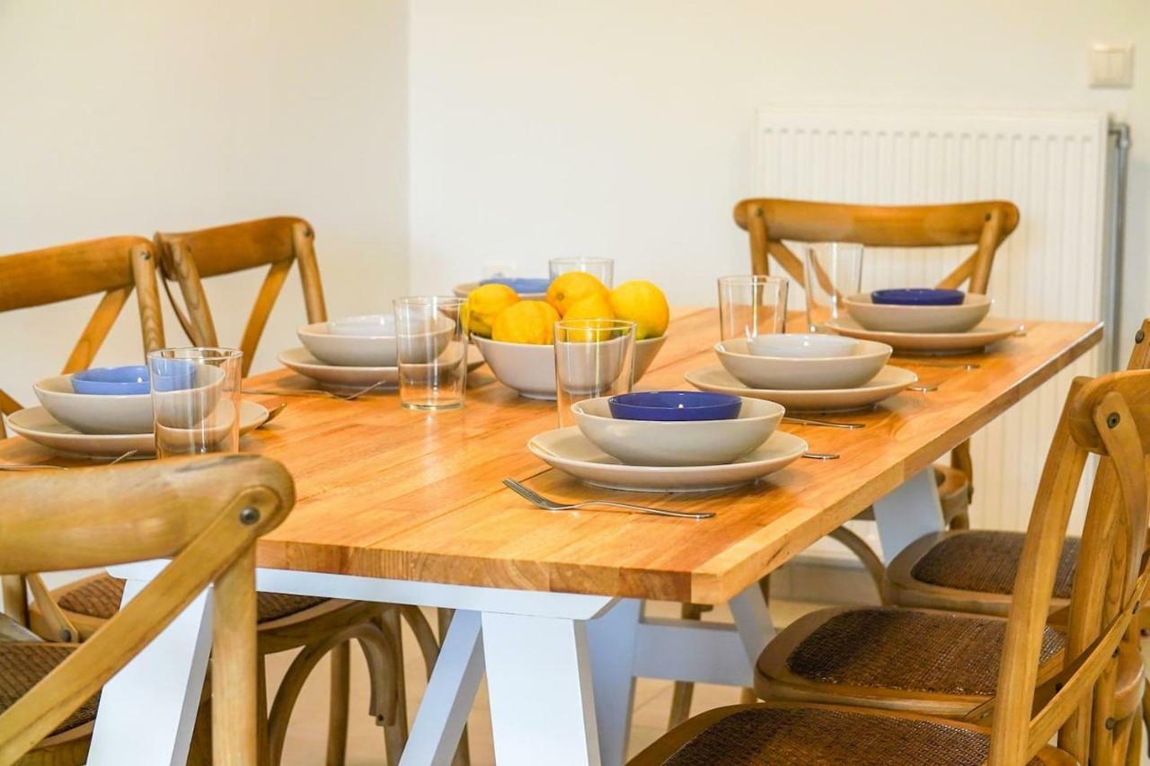 Legno Bianco Villa Stalís Ngoại thất bức ảnh