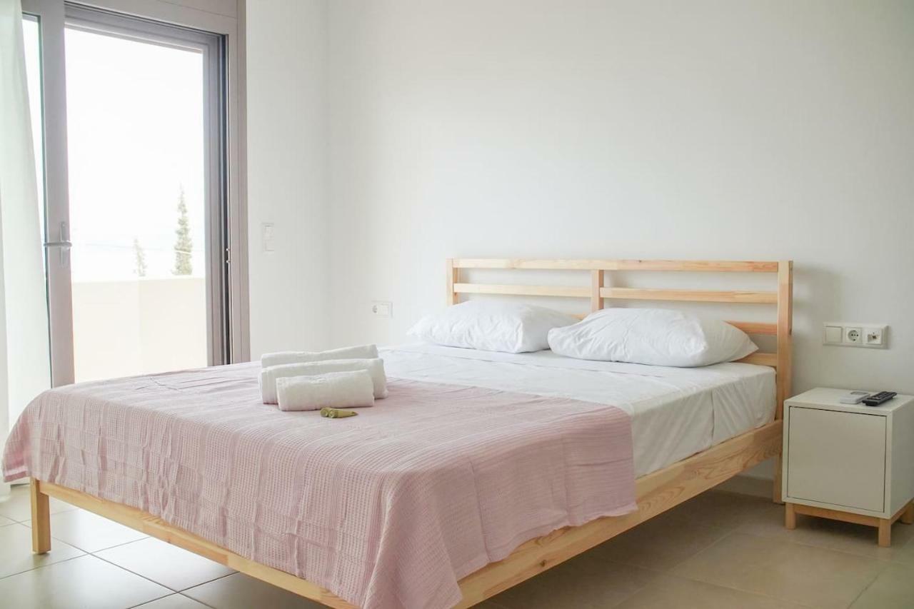 Legno Bianco Villa Stalís Ngoại thất bức ảnh